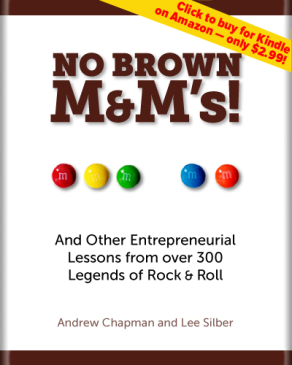 No Brown M&M's! ebook cover — buy for Kindle for only $2.99 on Amazon